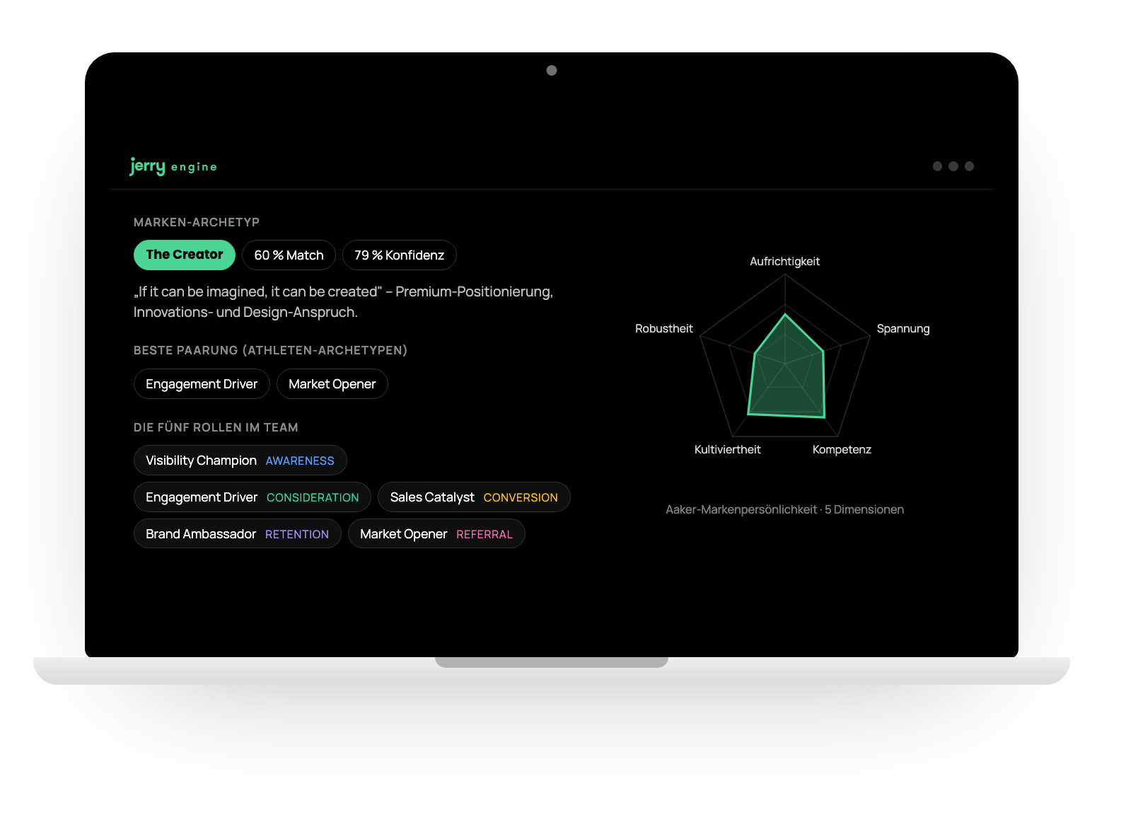 Jerry Engine — archetype match in the product